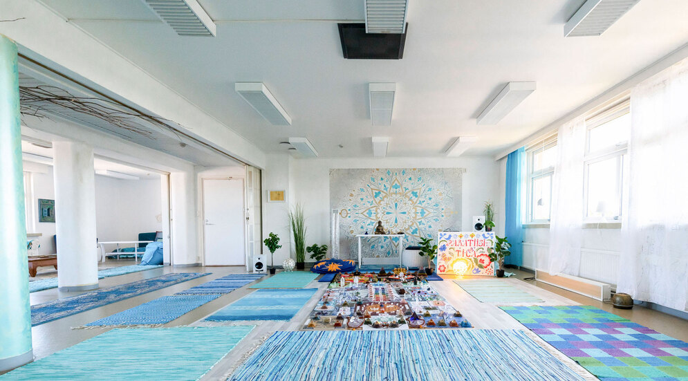 Mandala yoga room