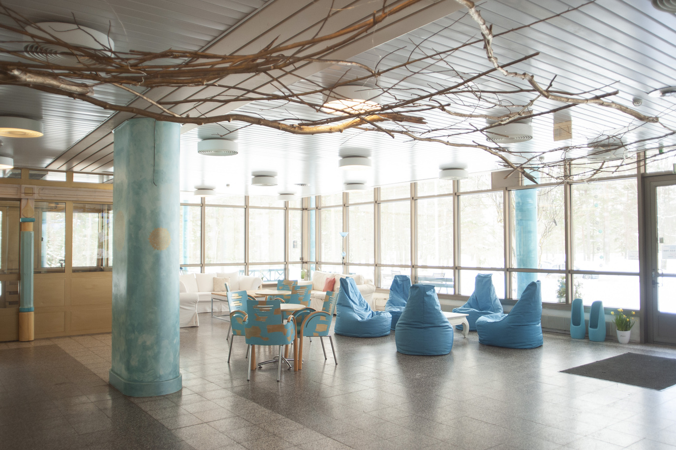 Building Entryway with Beanbags 2