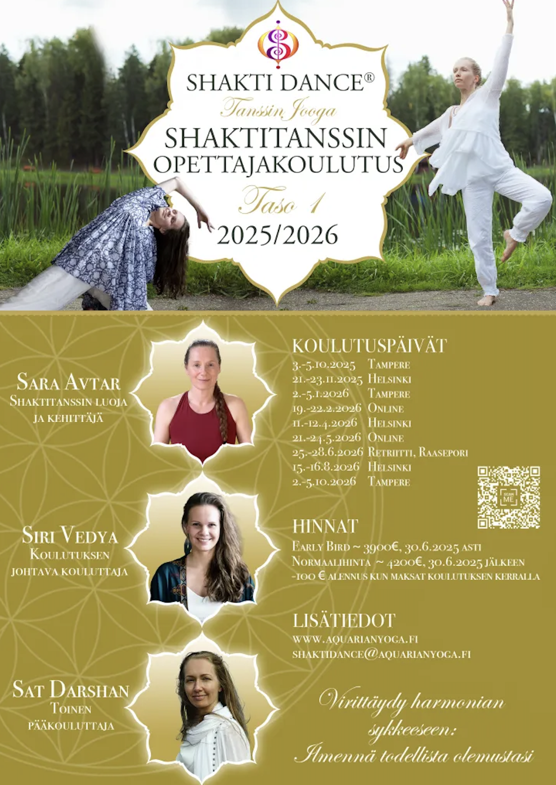 Shaktitanssin opettajakoulutus